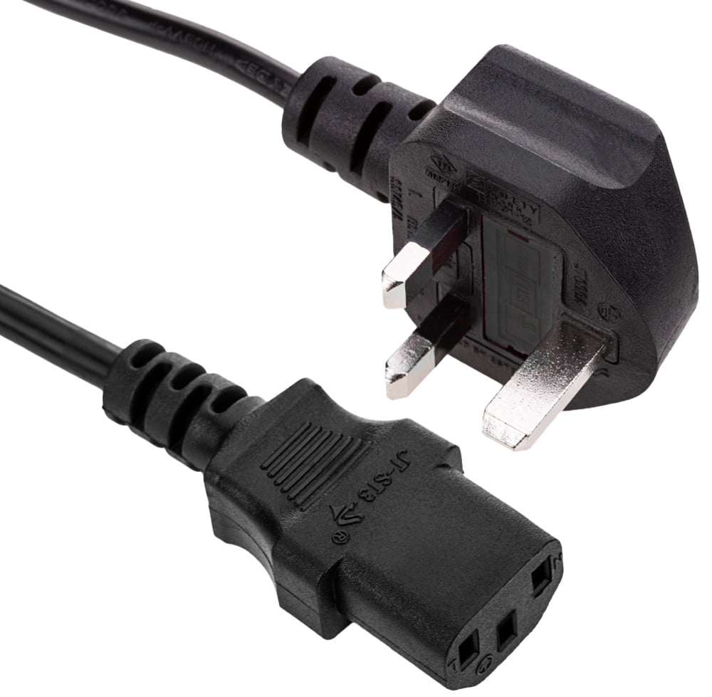 Cavo di Alimentazione Maschio UK a C13 (IEC 60320) - immagine 3