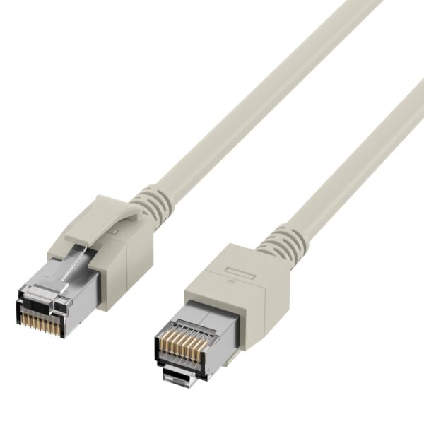 Cavo di Rete Patch Cat.6A S/FTP con Led Tracciamento 3 m Classe E - immagine 3