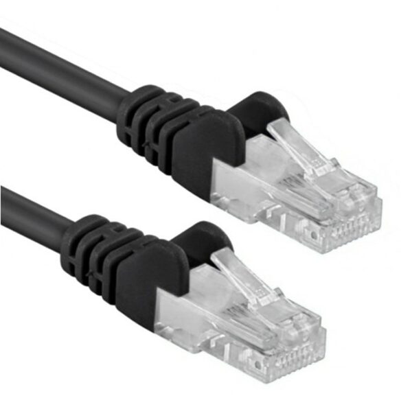 Cavo di rete Patch CCA Cat. 5e Nero UTP 0,25 mt - immagine 3