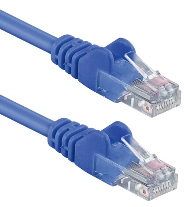 Cavo di rete Patch CCA Cat. 6 Blu UTP 1,5 m - immagine 3