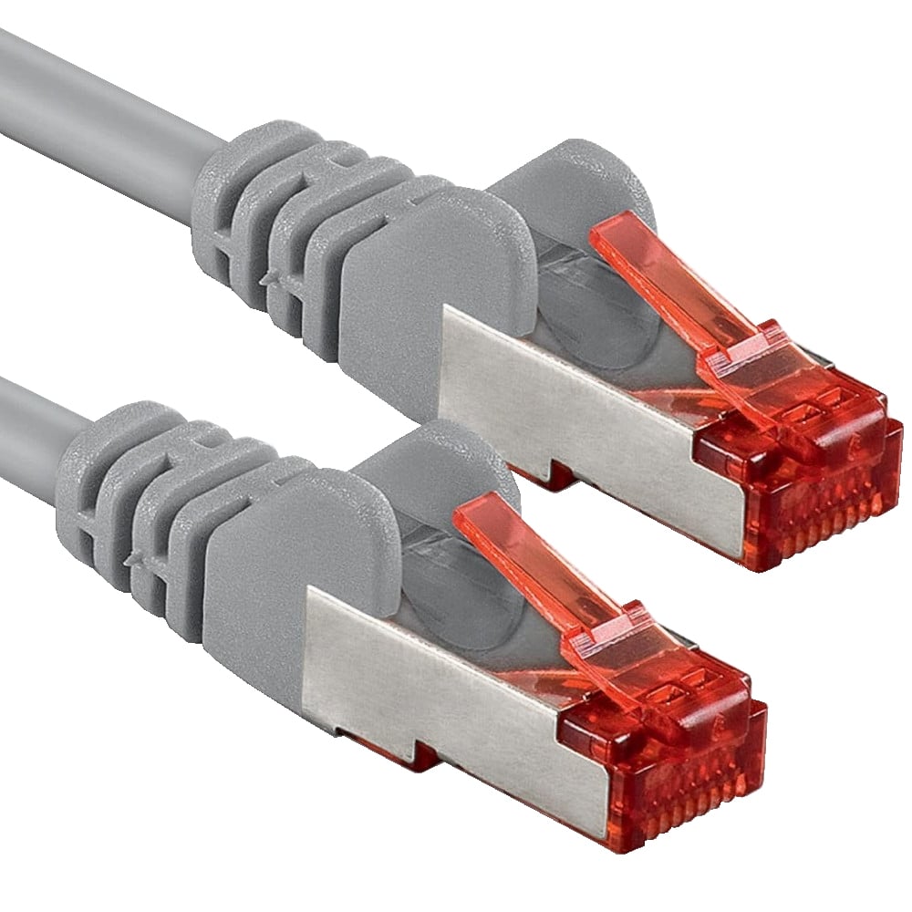 Cavo di rete Patch in CCA Cat.6 Grigio S/FTP 3 metri - immagine 2