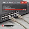 Cavo di rete Patch in rame Cat.8.1 SFTP LSZH 5m Grigio - immagine 3