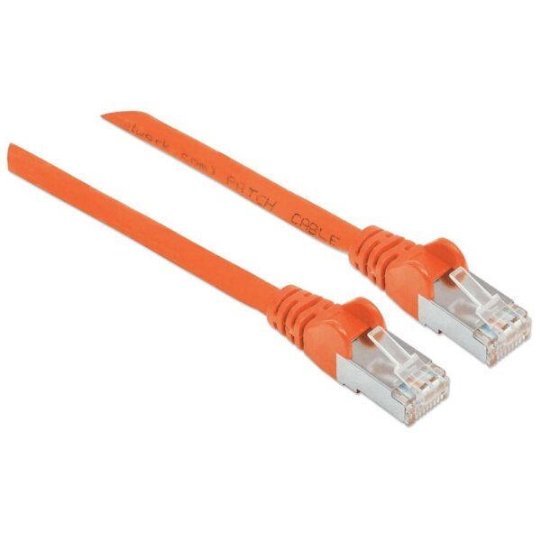 Cavo di rete Patch in rame Cat. 6A Arancione SFTP LSZH 2m - immagine 2