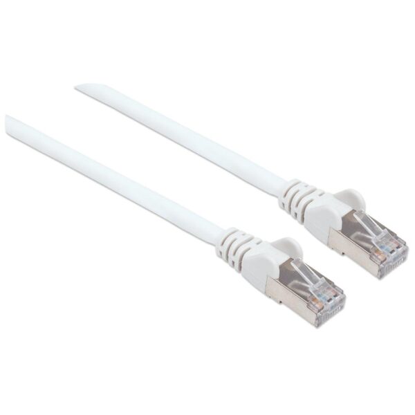 Cavo di rete Patch in rame Cat. 6A Bianco SFTP LSZH 1m - immagine 2
