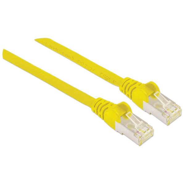 Cavo di rete Patch in rame Cat. 6A Giallo SFTP LSZH 2m - immagine 2