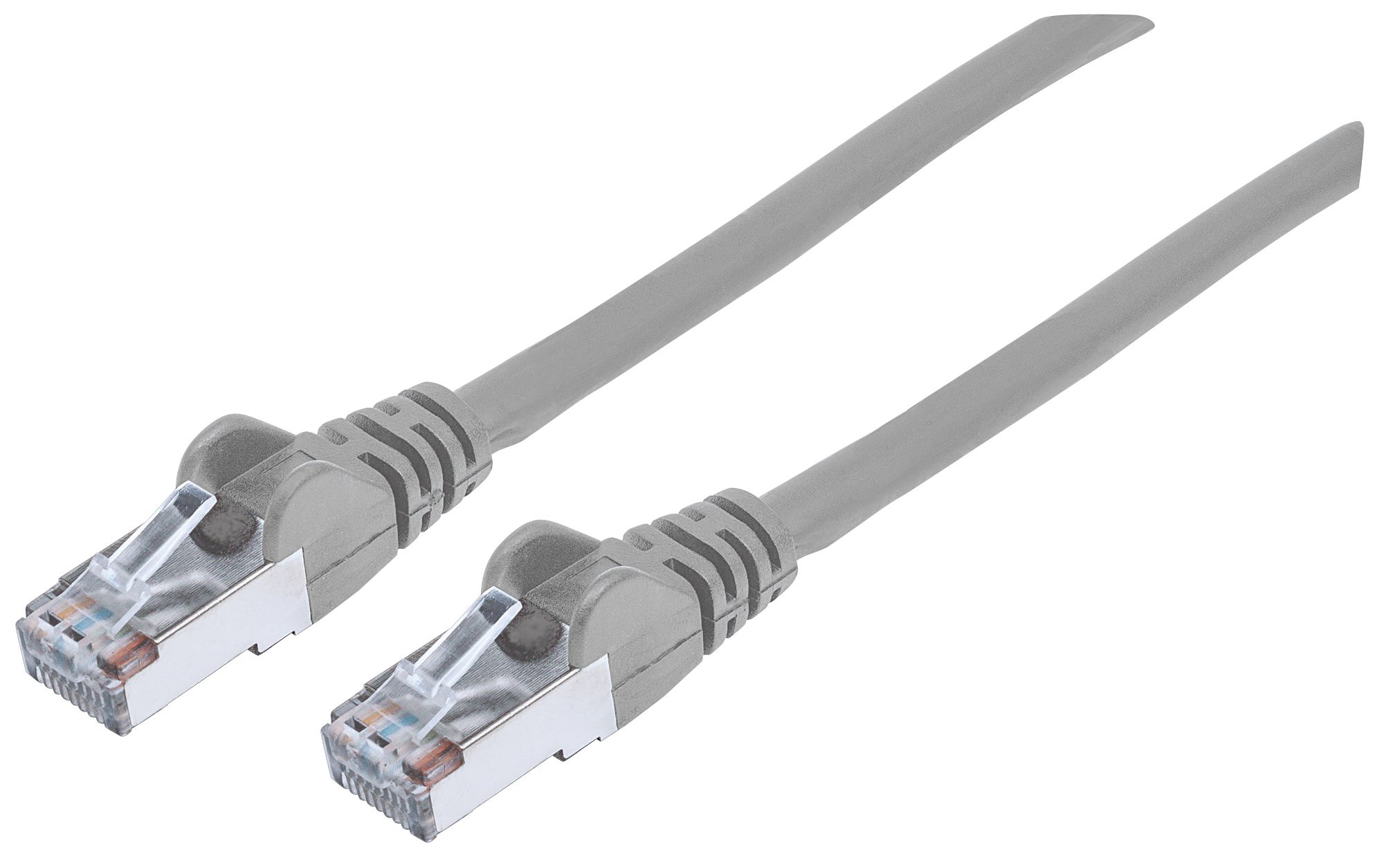 Cavo di rete Patch in Rame Schermato Cat. 5e Grigio F/UTP 3 metri - immagine 3