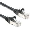 Cavo di rete Patch in Rame Schermato Cat. 5e Nero F/UTP 1 m - immagine 2