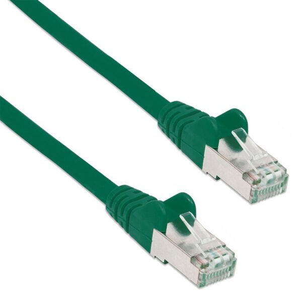 Cavo di rete Patch in Rame Schermato Cat. 5e Verde F/UTP 1 m - immagine 2