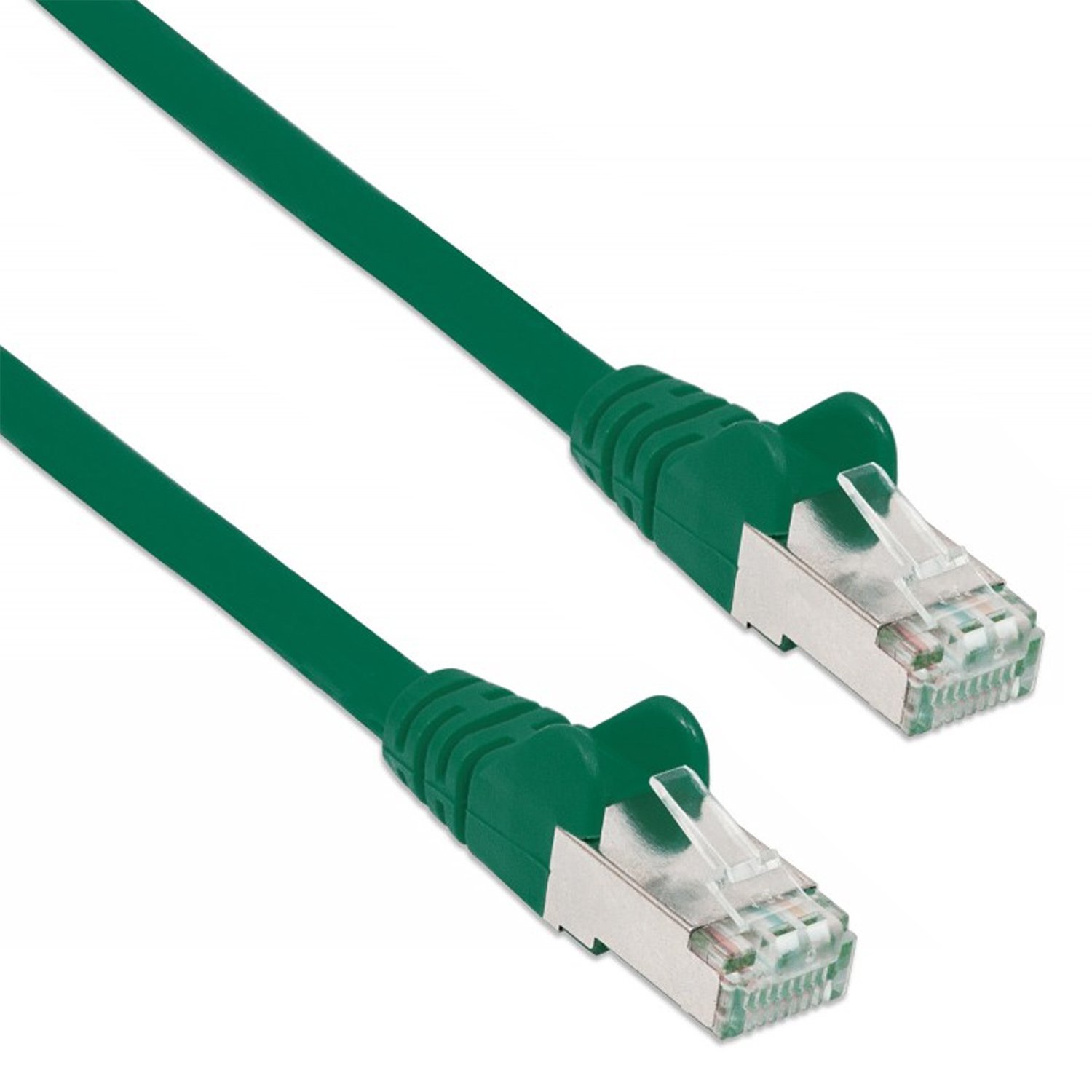 Cavo di rete Patch in Rame Schermato Cat. 5e Verde FTP 2 mt - immagine 2