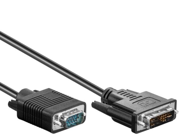 Cavo Monitor DVI-A a VGA M/M 1,8 mt - immagine 2