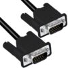 Cavo monitor SVGA standard M/M 7,5 mt NERO - immagine 3