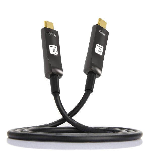 Cavo Audio/Video Ottico Attivo USB-C™ M/M AOC Fibra Ottica 4K 15m - immagine 2