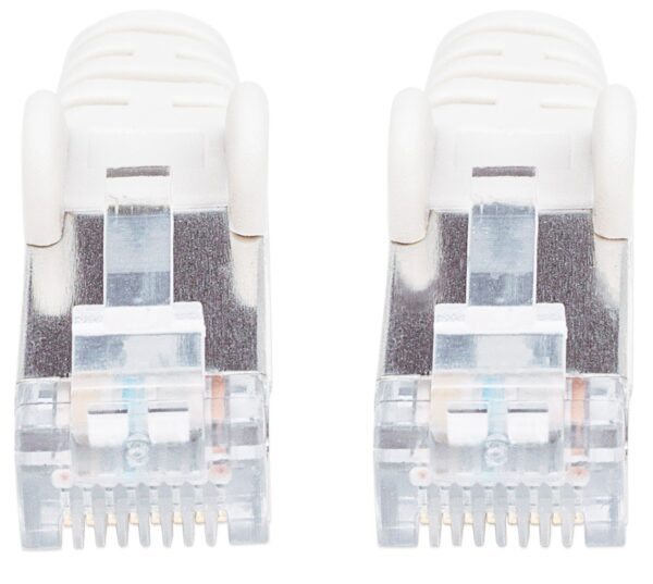 Cavo Patch Cat.7 Plug RJ45 6A S/FTP LSZH 0,5m Bianco - immagine 3