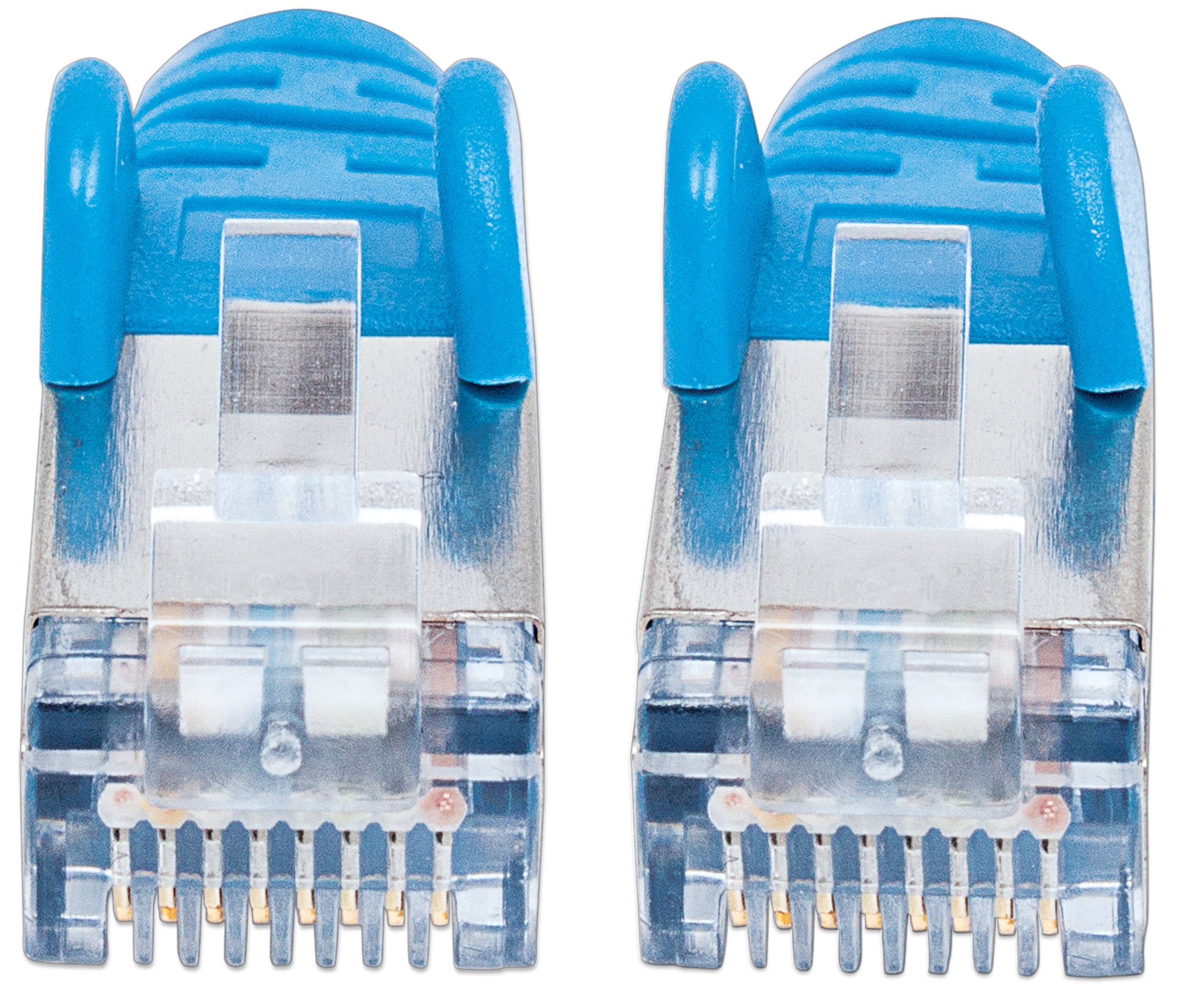 Cavo Patch Cat.7 Plug RJ45 6A S/FTP LSZH 10m Blu - immagine 3