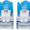 Cavo Patch Cat.7 Plug RJ45 6A S/FTP LSZH 1m Blu - immagine 3