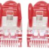 Cavo Patch Cat.7 Plug RJ45 6A S/FTP LSZH 1m Rosso - immagine 3