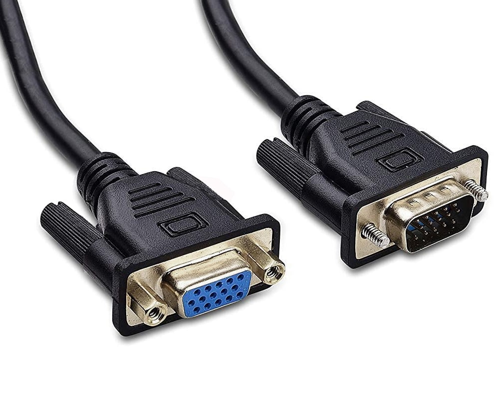 Cavo prolunga monitor SVGA standard M/F 4,5 mt NERO - immagine 3