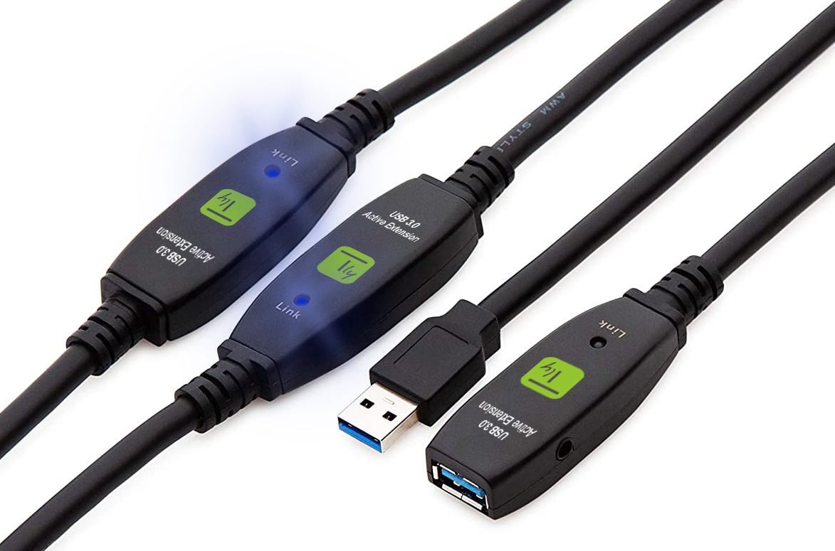 Cavo USB 3.0 Attivo Prolunga USB-A con 3 Amplificatori di Segnale 20m - immagine 2