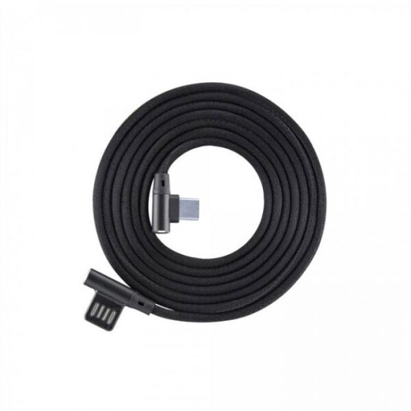 Cavo USB Angolato 90° USB A/USB-C 1.5m Nero - immagine 3