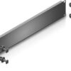 Pannello Cieco Toolless 4 Clip per Armadi Rack 19'' 2U Nero - immagine 3