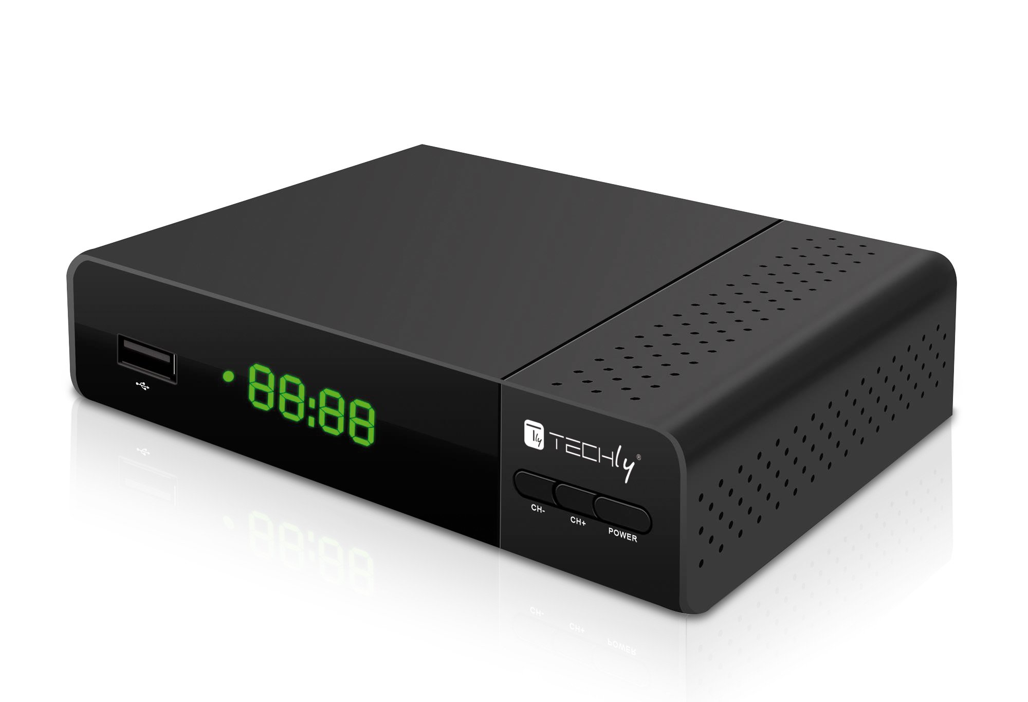 Decoder Ricevitore Digitale Terrestre DVB-T/T2 H.265 HEVC 10bit con Display e Telecomando Universale 2 in 1 - immagine 3