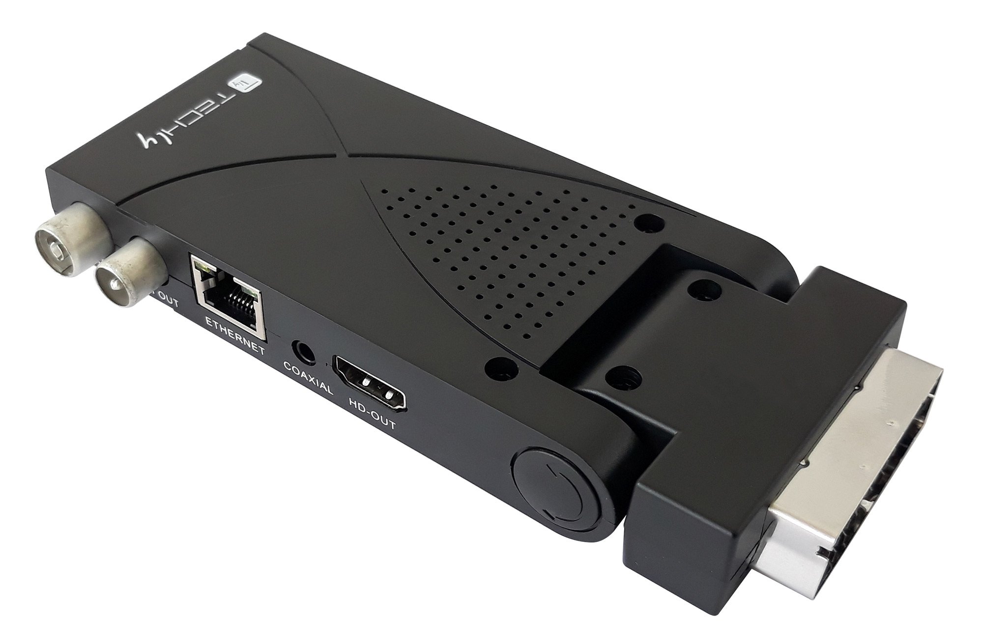 Decoder Ricevitore Digitale Terrestre DVB-T/T2 H.265 HEVC 10bit USB HDMI Scart 180° e Telecomando Universale 2 in 1 - immagine 3