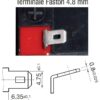 Batteria al Piombo 6V 4,5Ah (Faston 4,8mm) - immagine 3