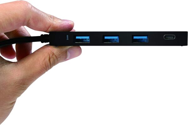 Hub USB-C 3.1 SuperSpeed 3 Porte USB-A 1 porta USB-C Nero - immagine 3