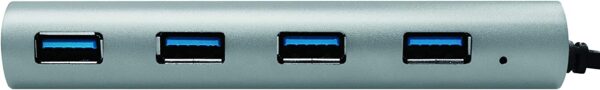 Hub USB-C™ SuperSpeed 4 Porte Alluminio Silver - immagine 3
