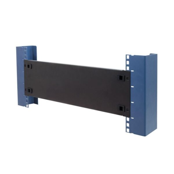 Pannello Cieco Toolless a Clip per Armadi Rack 19'' 3U Nero - immagine 3