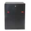 Armadio Rack 19'' a muro 15 unità sezione unica prof. 450mm Nero - immagine 3