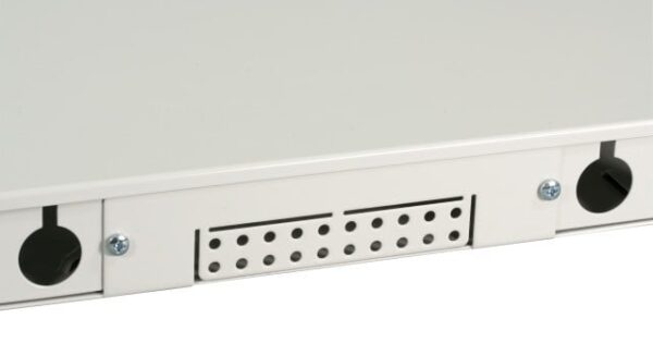 Box Ottico Versione Scorrevole 1U Senza Pannello Frontale Grigio - immagine 3
