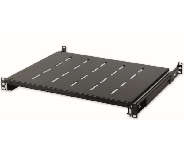Mensola per Rack 19'' Estraibile 350mm Nera - immagine 3
