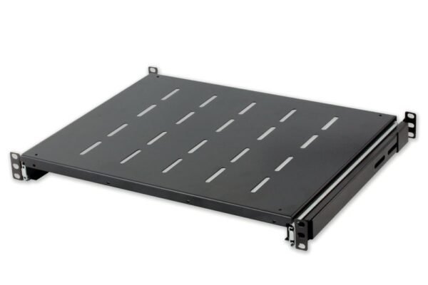 Mensola per Rack 19'' Estraibile 550mm Nera - immagine 3