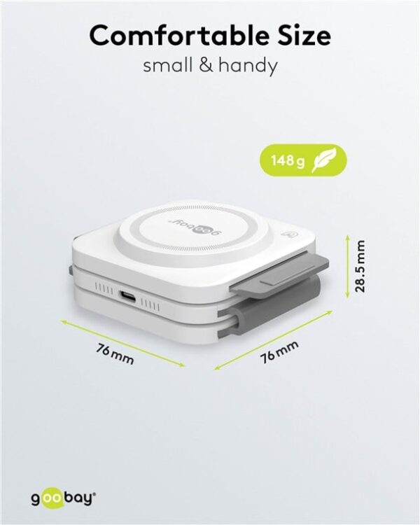 Caricatore Qi Wireless Caricabatterie 3in1 Stazione di Ricarica Pieghevole 15W - immagine 2