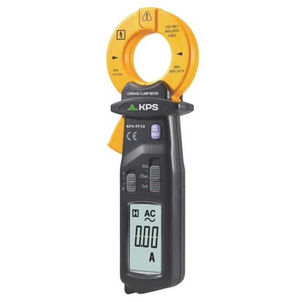 Pinza Amperometrica Digitale AC 60A 2000 Counts CAT III 600V, KPS-PF10 - immagine 3