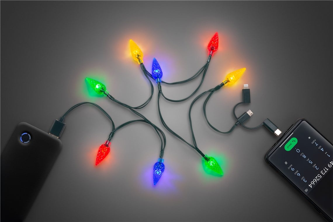 Cavo di Ricarica USB per Smartphone con Luci a LED - immagine 3