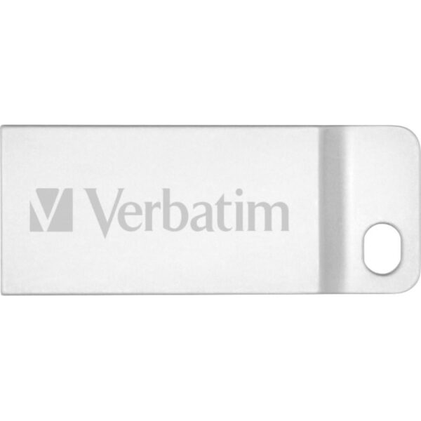 Mini Memoria USB Verbatim con Portachiavi 64GB Silver - immagine 3
