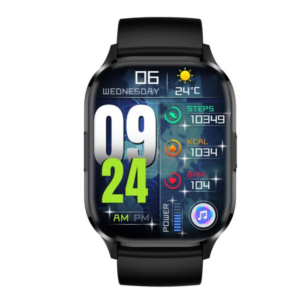 Smartwatch Fitness Bluetooth V5.3 Mento Display 2,01'' IP67 Nero - immagine 3