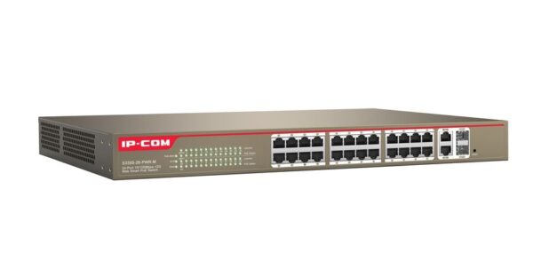 Switch 24 porte 10/100 con 2 porte gigabit/SFP combo con supporto Web-Smart - immagine 3