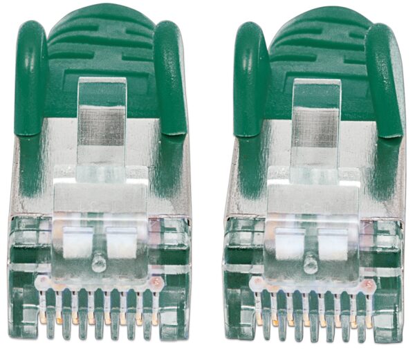 Cavo Patch Cat.7 Plug RJ45 6A S/FTP LSZH 0,5m Verde - immagine 3