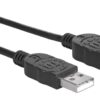 Cavo prolunga USB 2.0 Hi-Speed 1m Nero - immagine 3