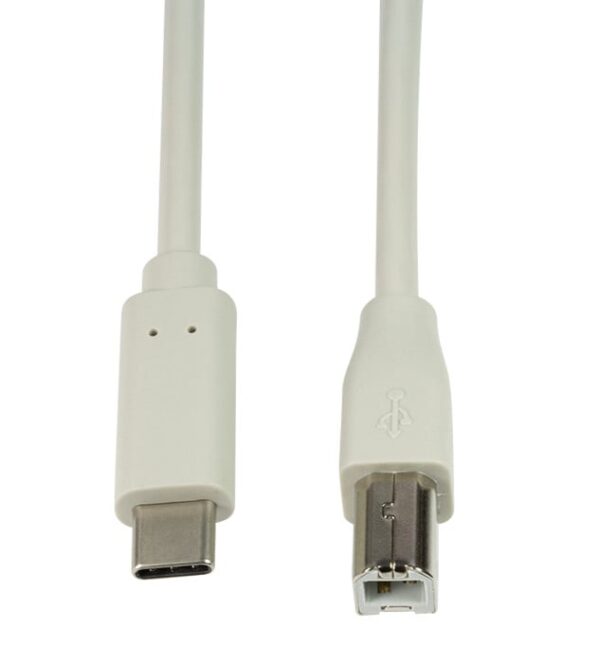 Cavo HighSpeed USB-C™ Maschio/USB-B Maschio 2m Grigio - immagine 2