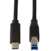 Cavo SuperSpeed USB-C™ Maschio/USB-B Maschio 1m Nero - immagine 2
