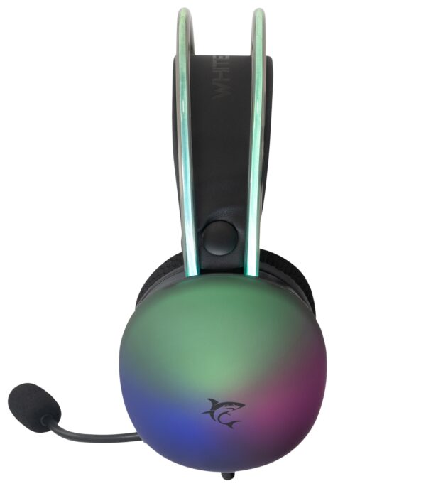 Cuffia Gaming Stereo con Microfono e Illuminazione RGB su Cuffie e Archetto Nero FIREFLY - immagine 3