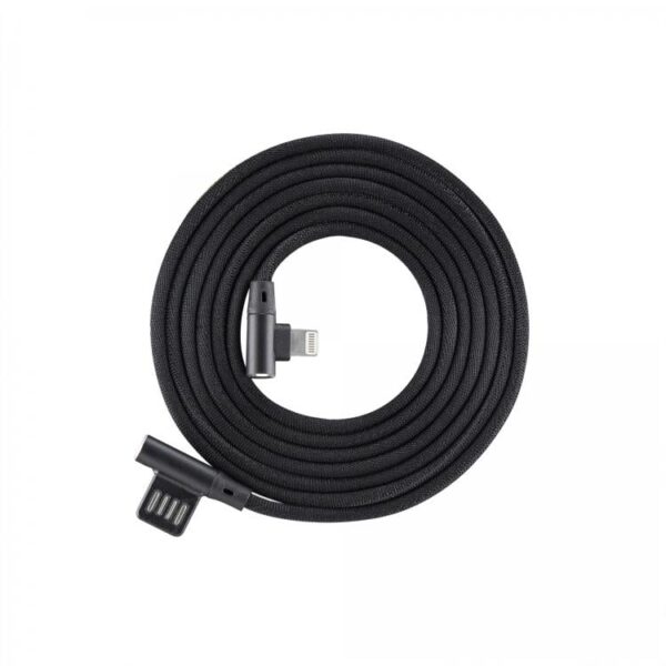 Cavo USB2.0 Angolato 90° USB 8pin 1.5m Nero - immagine 3