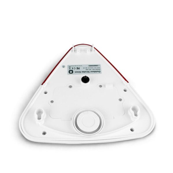 Sirena Wireless da Esterno IP54 con Lampeggiante LED WS-280, per Antifurto - immagine 3