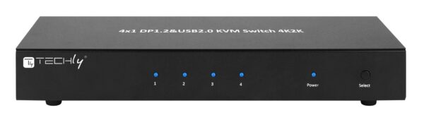 Switch KVM DisplayPort  1.2 e USB 2.0 4 porte con hub e audio - immagine 2