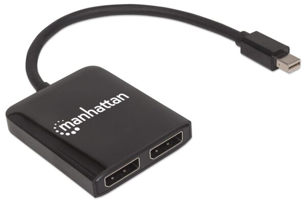 Splitter Hub Mini DisplayPort a 2 porte DisplayPort con MST - immagine 3