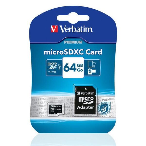 Memoria Micro SDXC 64 Gb con Adattatore - Classe 10 - immagine 3